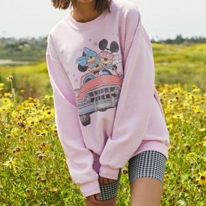Oversized Minnie Mickey Sweatshirt 